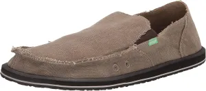 Sanuk Mens Sidewalk Surfer | Mens Shoes | Slip On Shoes for Men | Men's Slip-on Loafers | Memory Foam Footbed