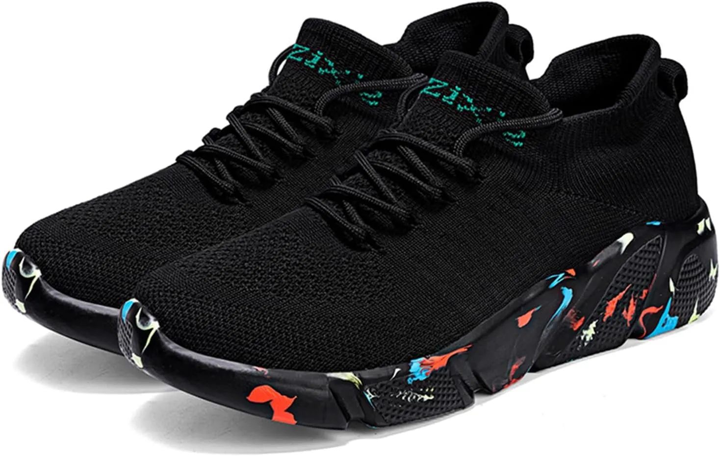 Semshedy Orthopedic Walking Platform Sneakers, Breathable Soft Shoes Mesh Casual Slip On Lightweight Arch Support Shoes