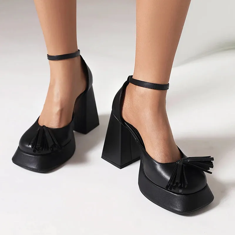 Shiny Platform High Heels