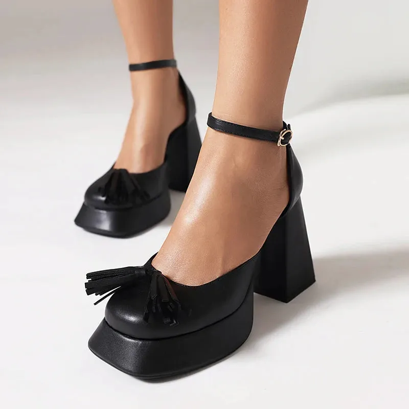 Shiny Platform High Heels