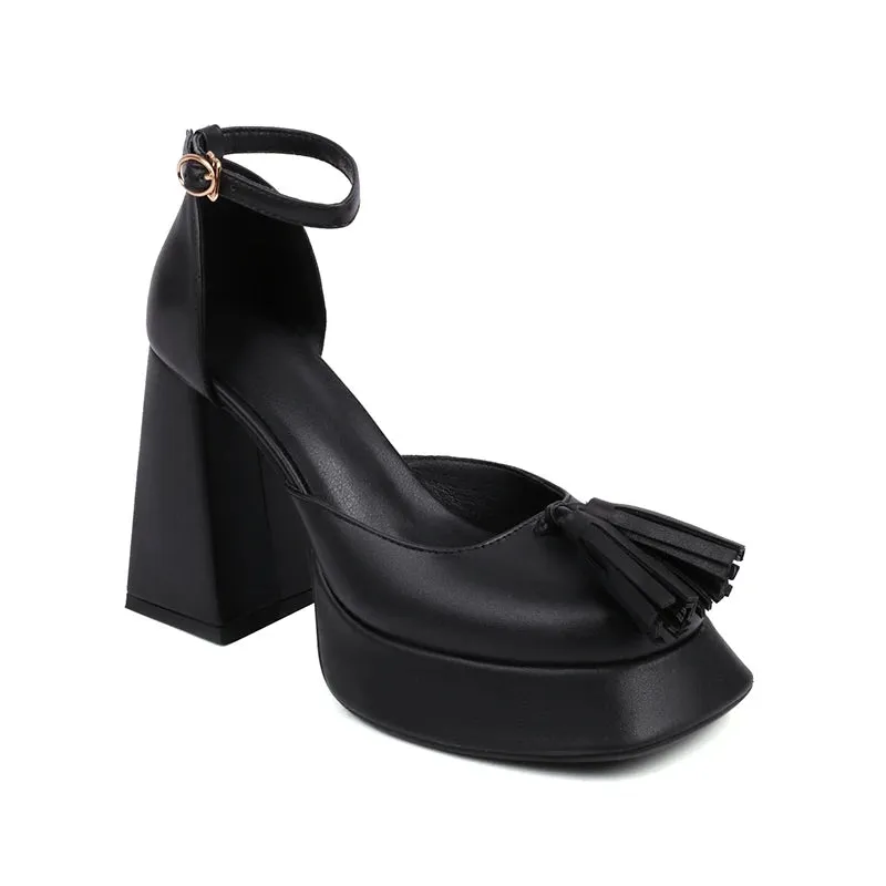 Shiny Platform High Heels