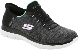 Skechers BOBS Women's Hands Free Slip Ins Summits Dazzling Haze Sneaker