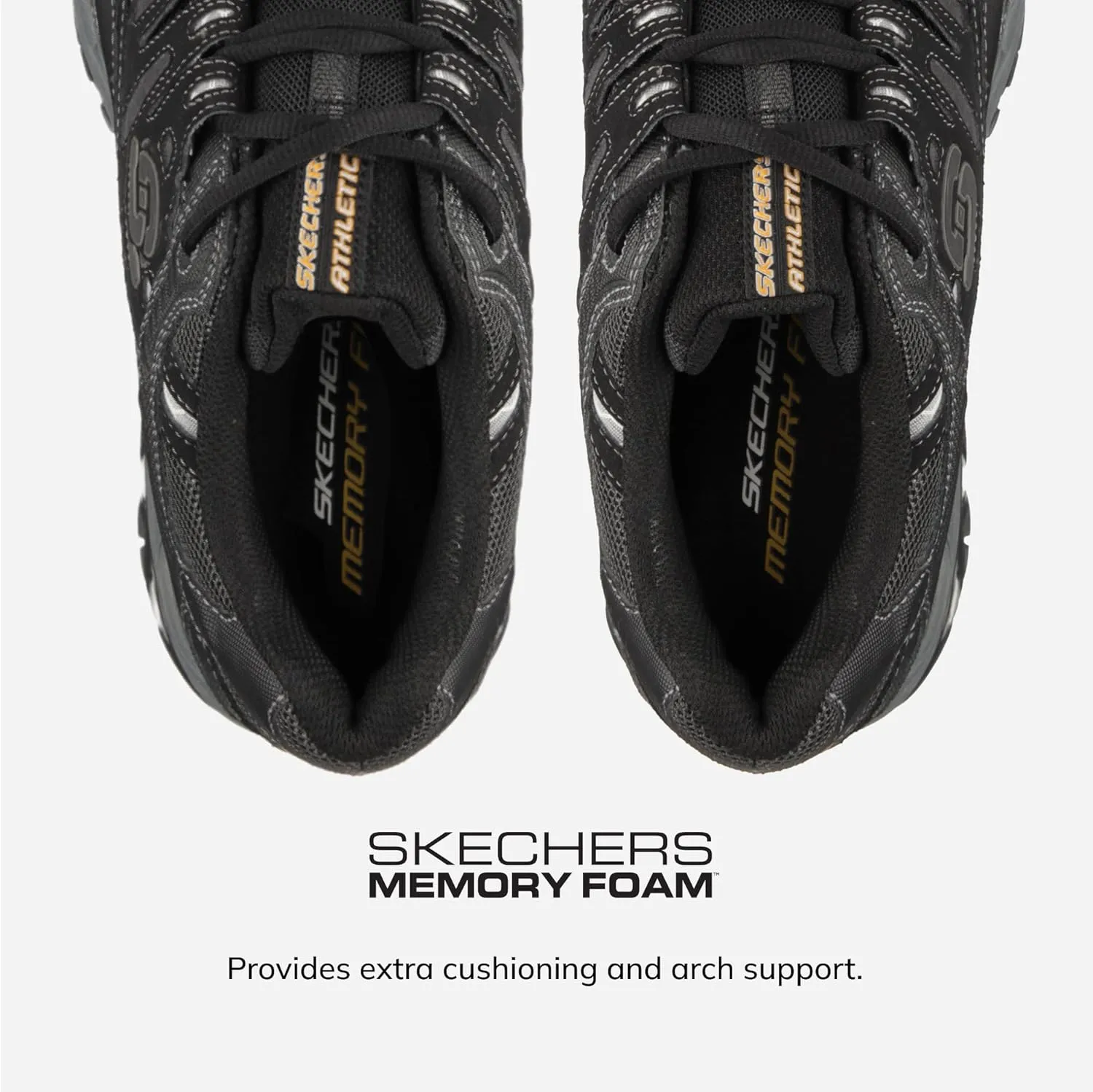 Skechers Men's Afterburn Memory Fit Lace-up Sneaker