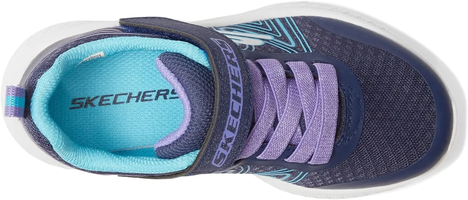 Skechers Unisex-child Microspec Plus - Swirl Sweet Sneaker