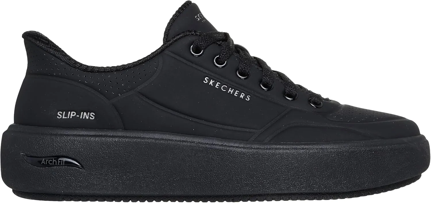 Skechers Women's Arch Fit Horizon Court-Solid Choice Hands Free Slip-ins Sneaker
