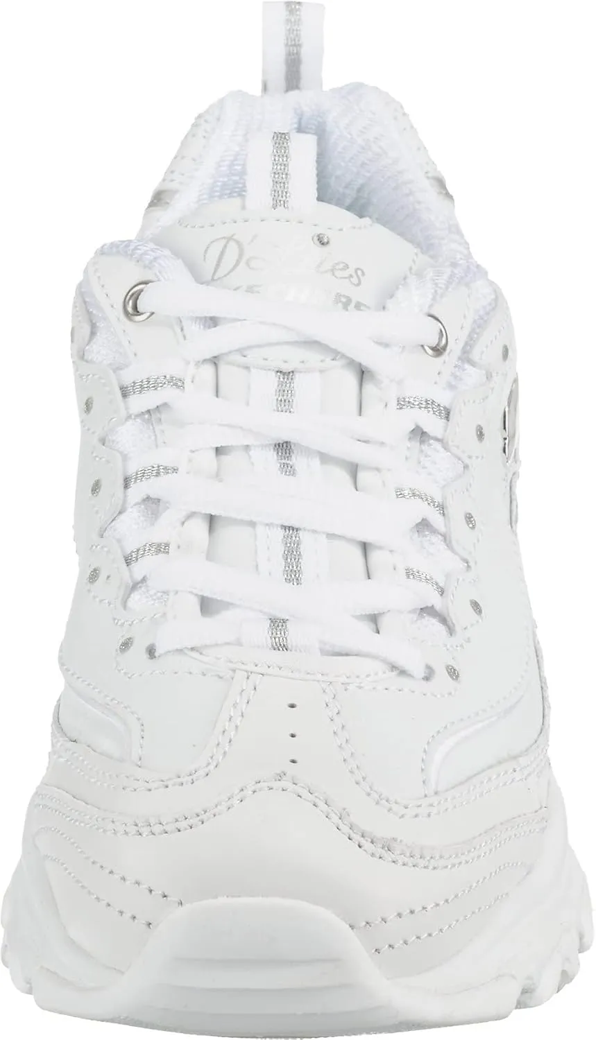 Skechers Women's D'Lites Fresh Start Memory Foam Lace-Up Sneaker