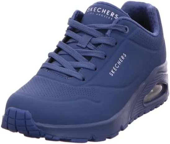 Skechers Women's Uno-Stand on Air Sneaker, Blu, 7.5