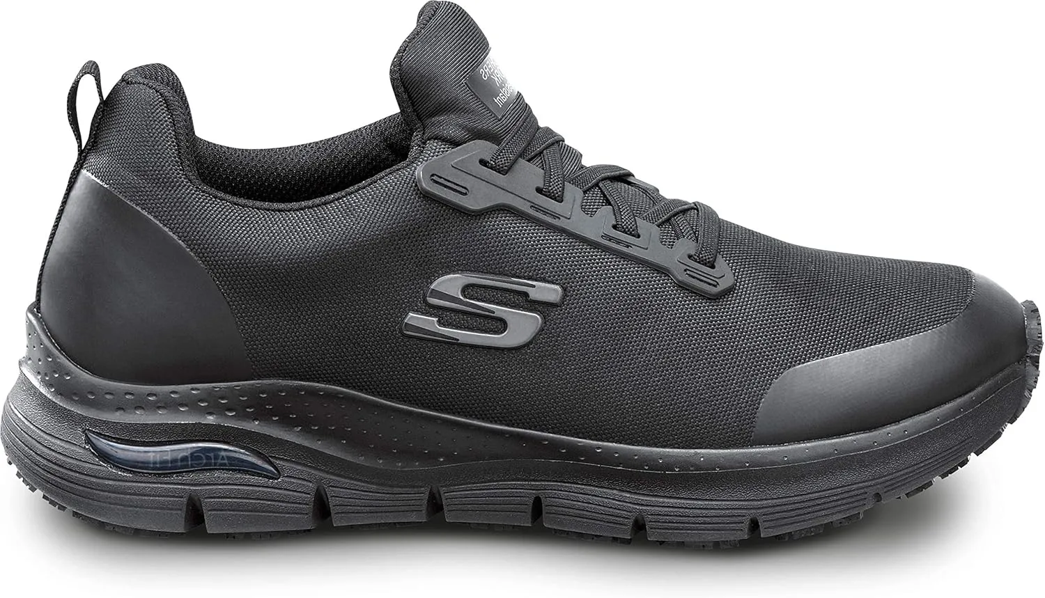 Skechers Work Arch Fit Charles, Men's, Slip On Athletic Style, Alloy Toe, MaxTrax Slip Resistant, Work Shoe
