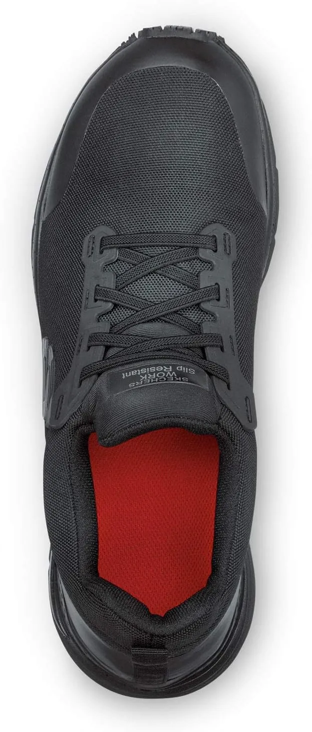 Skechers Work Arch Fit Charles, Men's, Slip On Athletic Style, Alloy Toe, MaxTrax Slip Resistant, Work Shoe