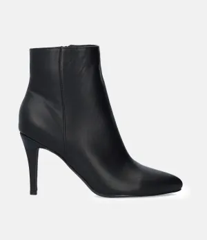 Sky High Black Stiletto Heel Booties