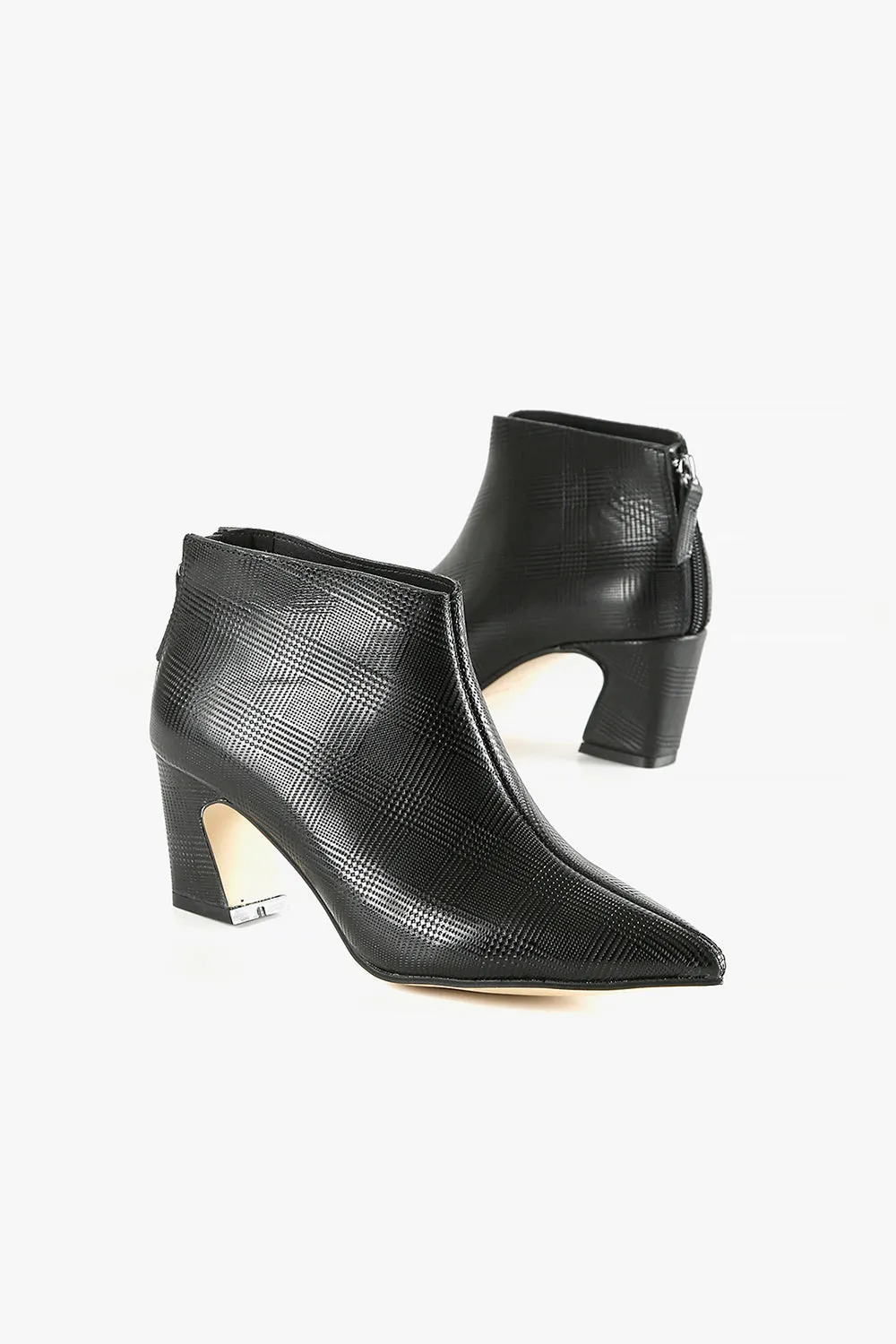 Sleek Angle Heel Bootie