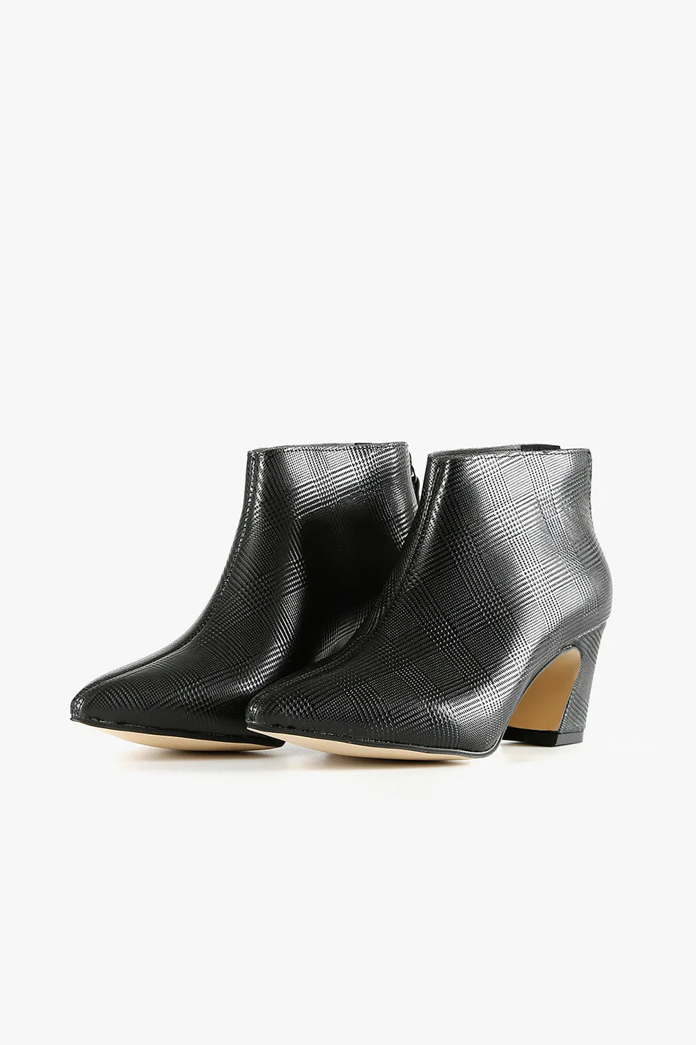 Sleek Angle Heel Bootie