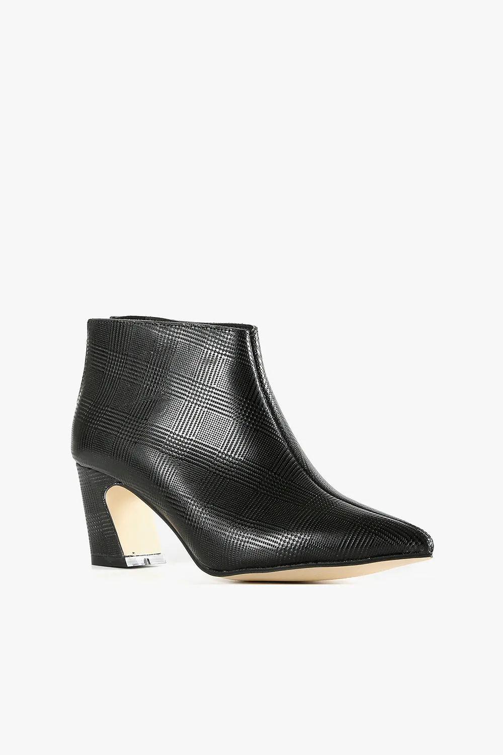 Sleek Angle Heel Bootie
