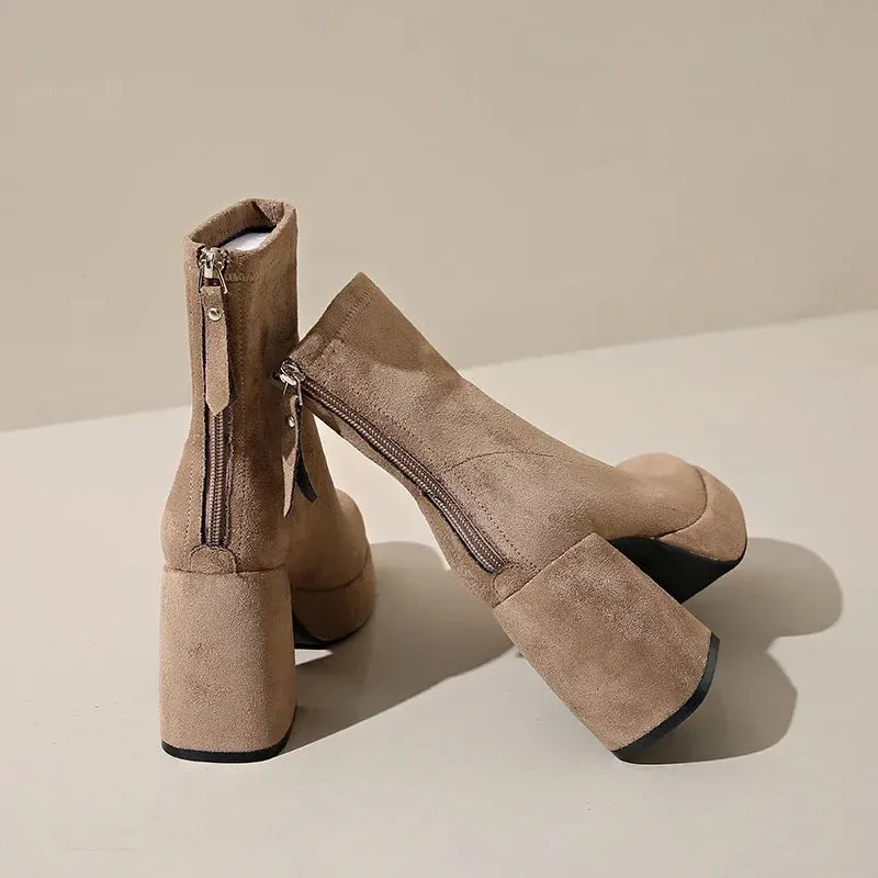 Sleek Suede Boots
