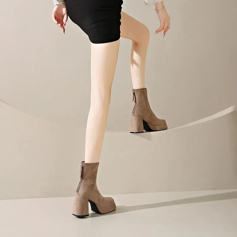 Sleek Suede Boots