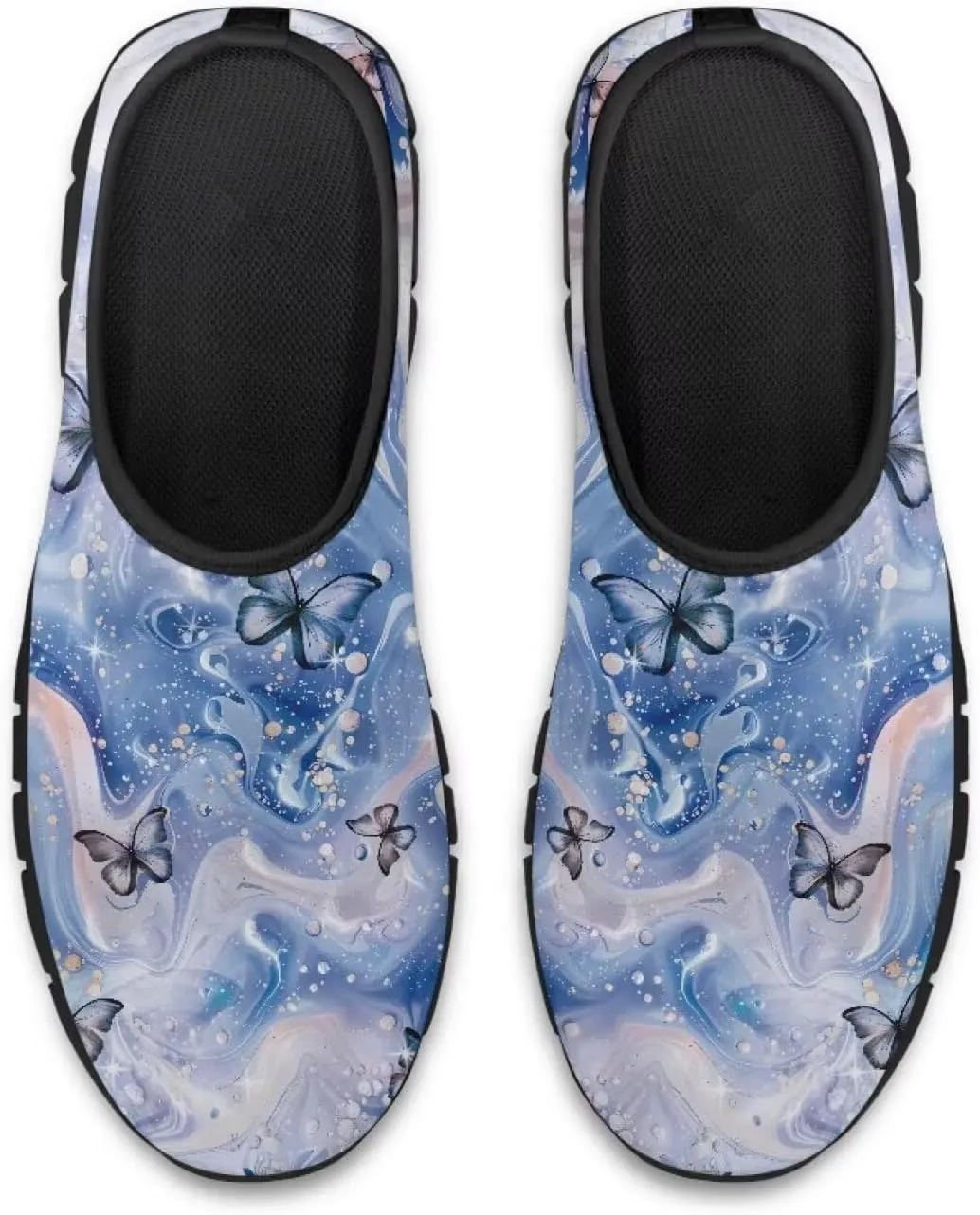Slip On Tennis Shoes Women Soft Various Styles Black Edge