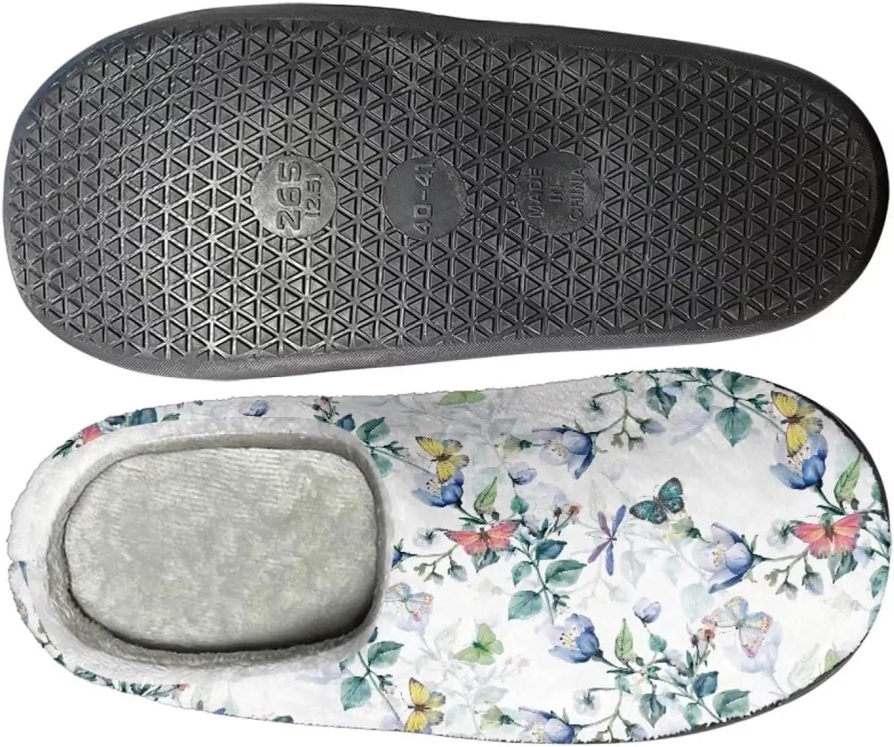 Slippers for Women Men, Foldable and Portable Women's Slippers Slip-on Cozy House Shoes for Home Indoor
