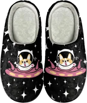 Slippers for Women Men, Foldable and Portable Women's Slippers Slip-on Cozy House Shoes for Home Indoor
