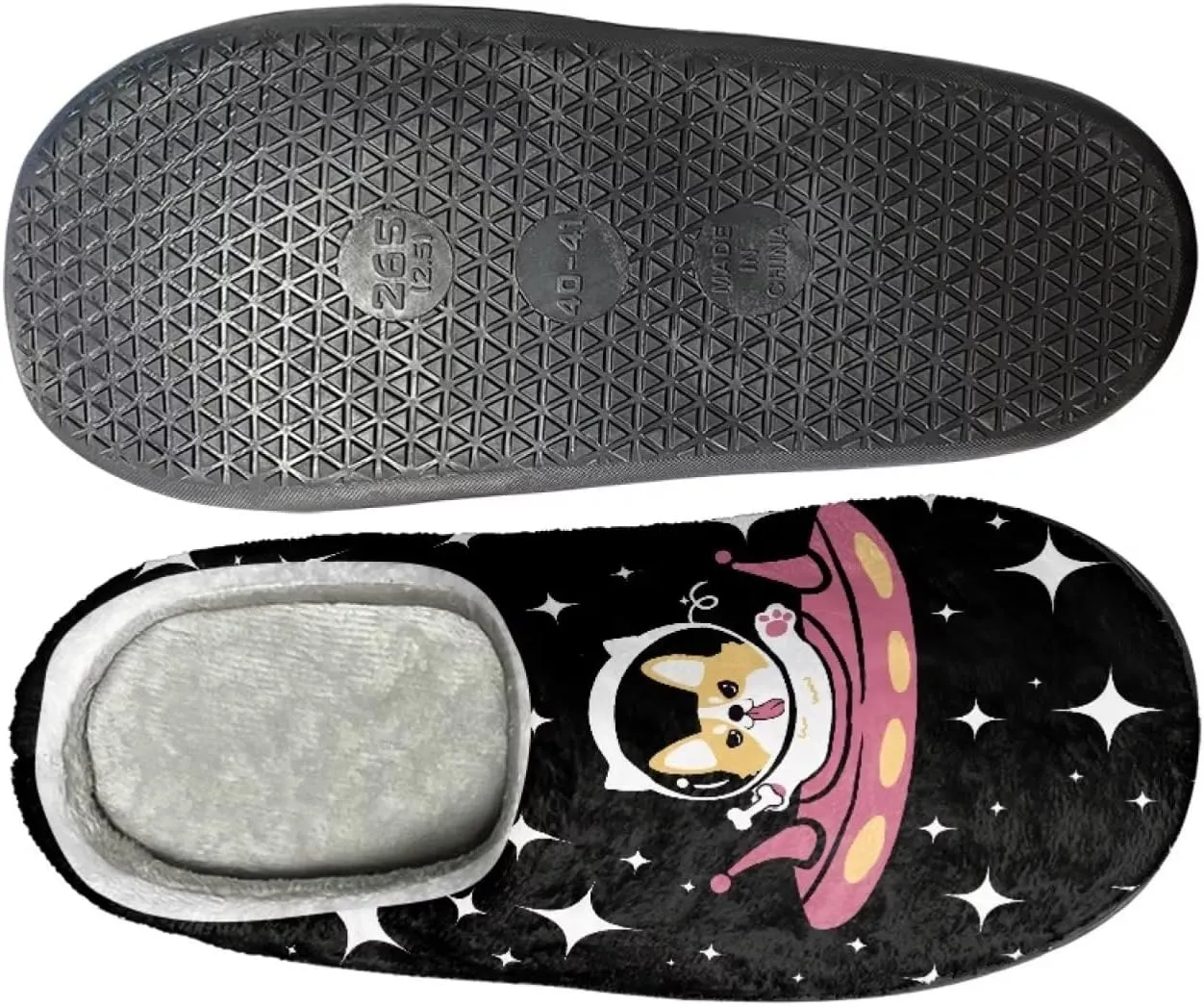 Slippers for Women Men, Foldable and Portable Women's Slippers Slip-on Cozy House Shoes for Home Indoor