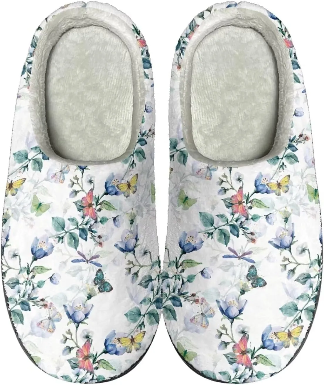 Slippers for Women Men, Foldable and Portable Women's Slippers Slip-on Cozy House Shoes for Home Indoor