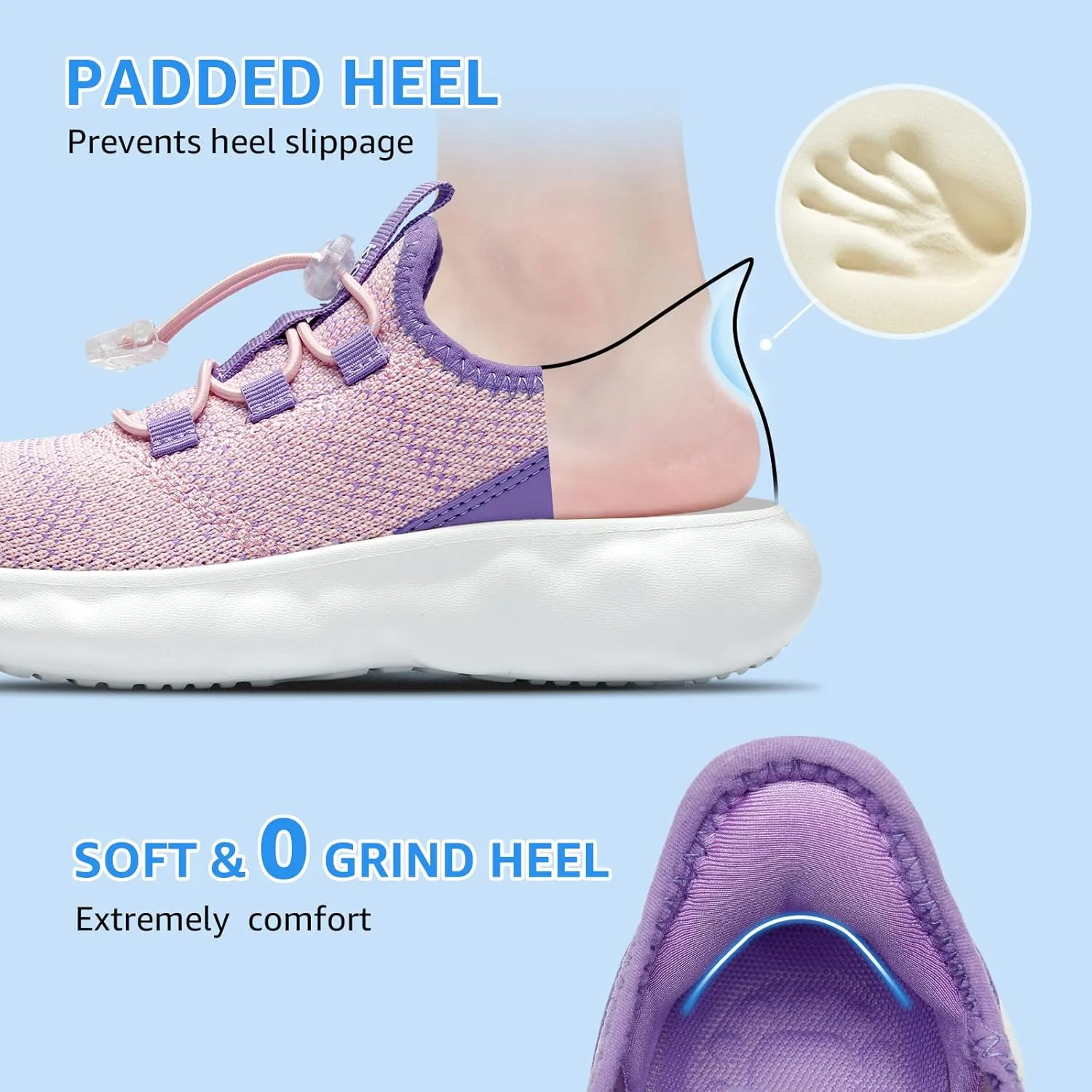 Sneakers for Girls Slip on Shoes Boys School Shoes