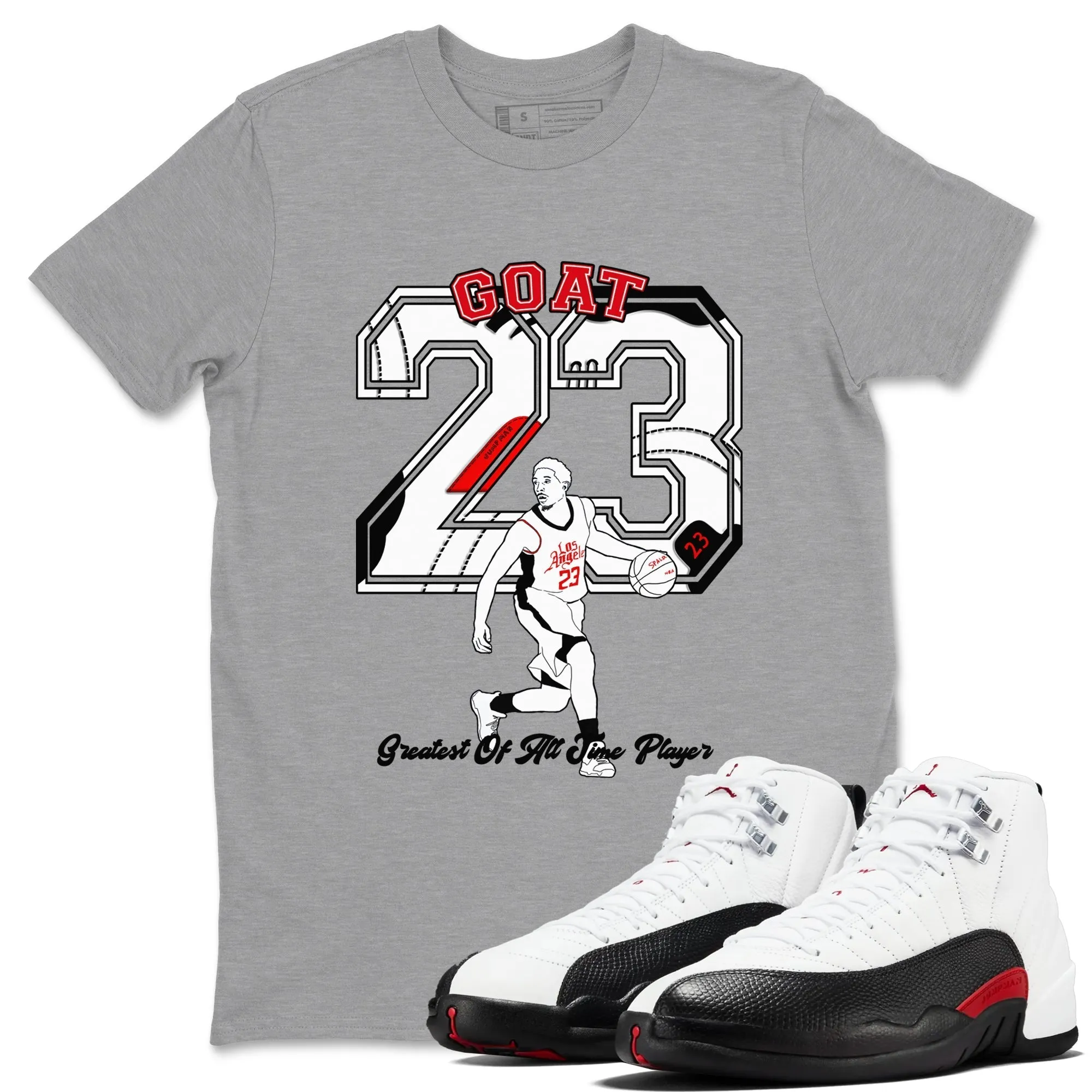 SNRT Flip Sneaker Limited offer Flexible Air Player Tees Jordan - Taxi 12 Goat