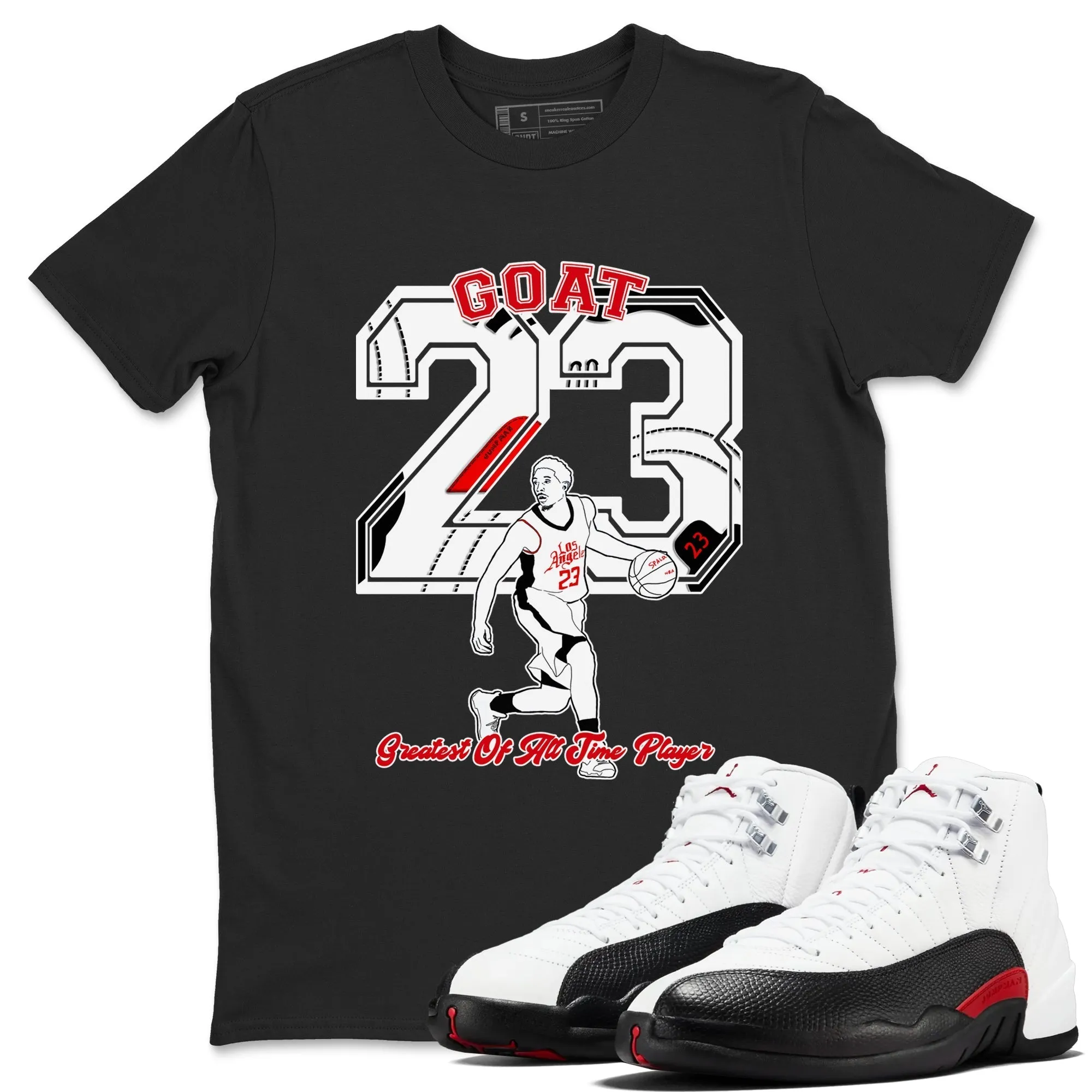SNRT Flip Sneaker Limited offer Flexible Air Player Tees Jordan - Taxi 12 Goat