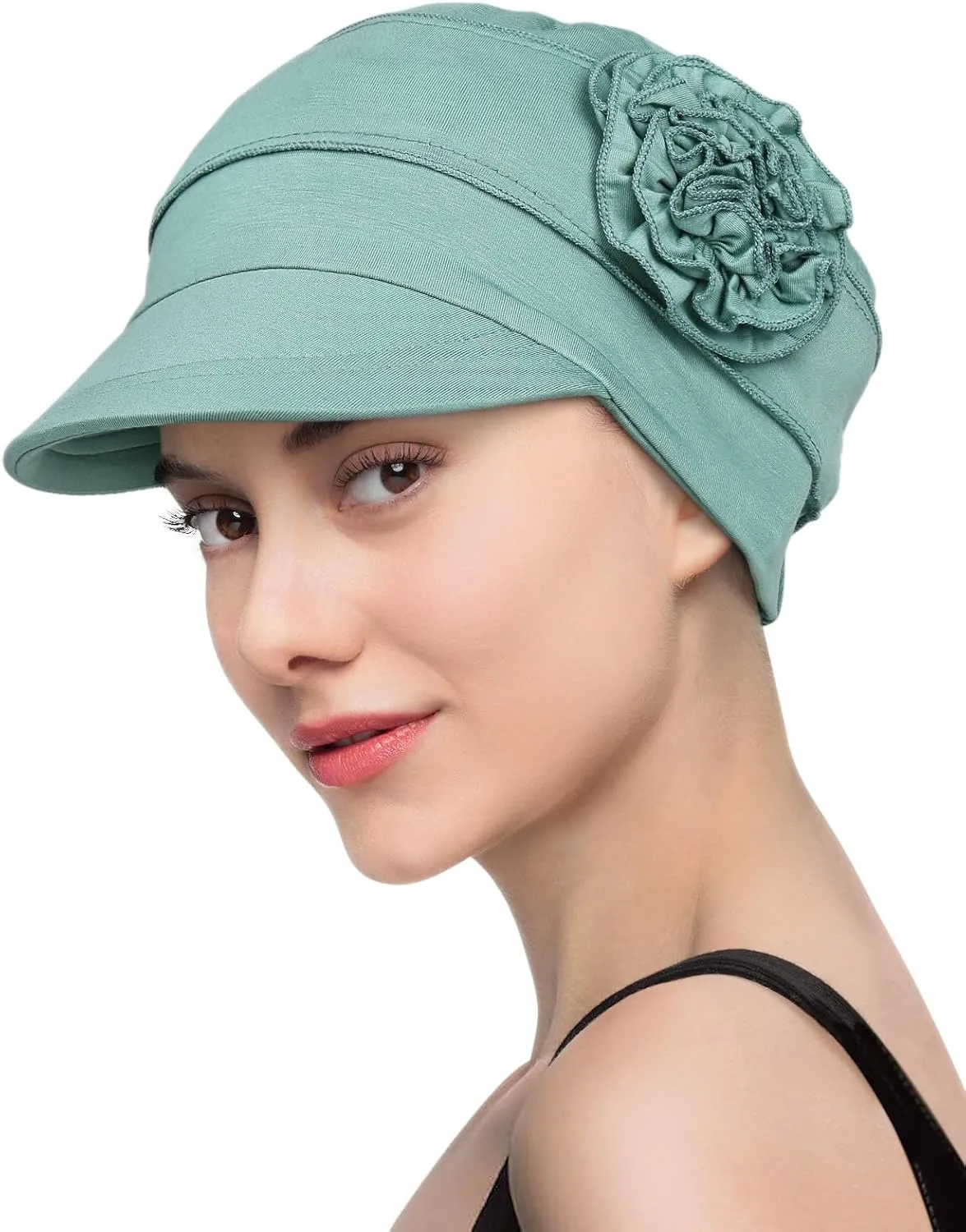 Soft Newsboy Cap for Women Slip on Headwear Summer