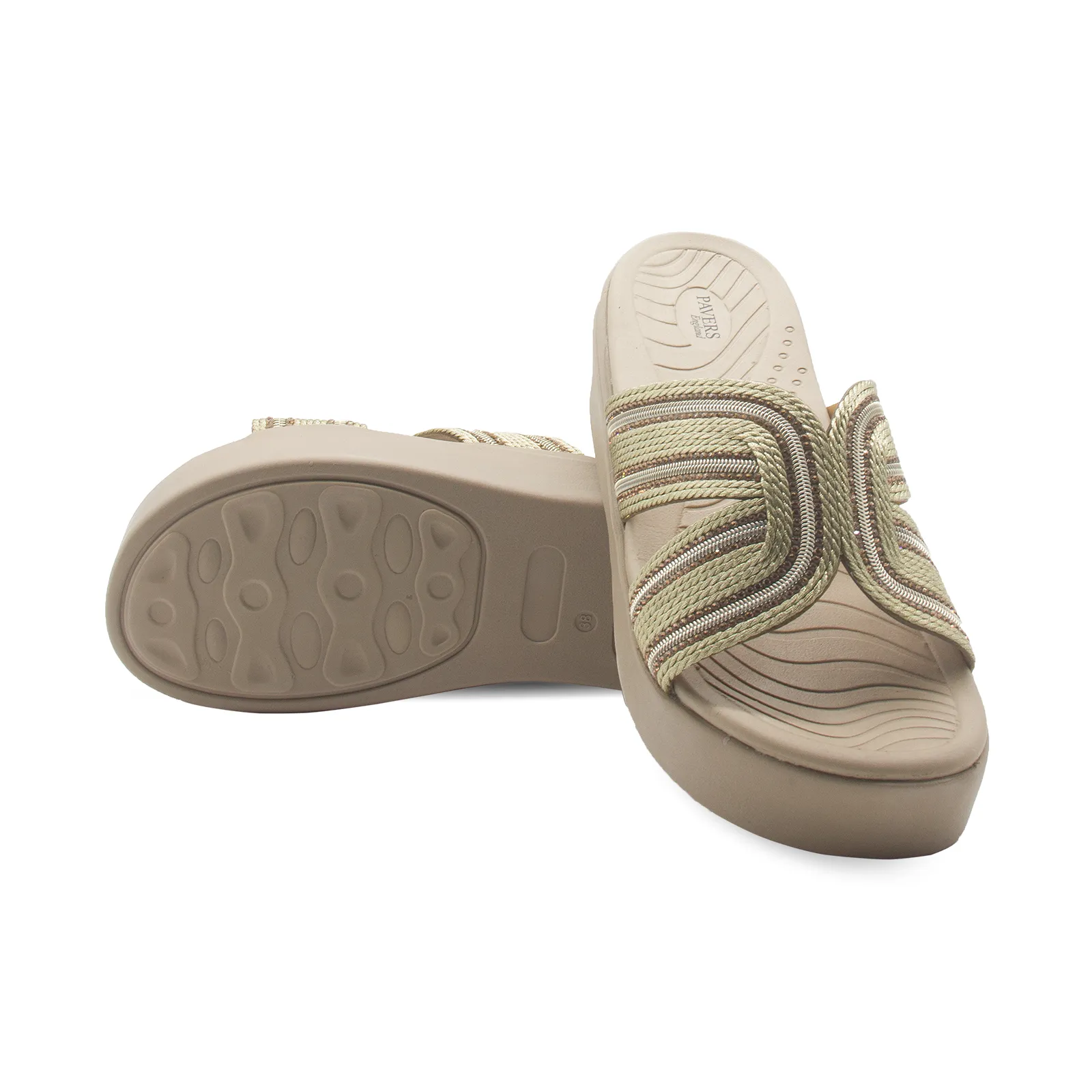 Sophia Women's Ethnic Wedge Mule Sandal