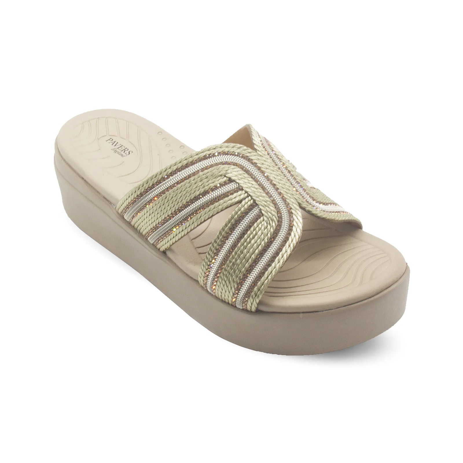 Sophia Women's Ethnic Wedge Mule Sandal