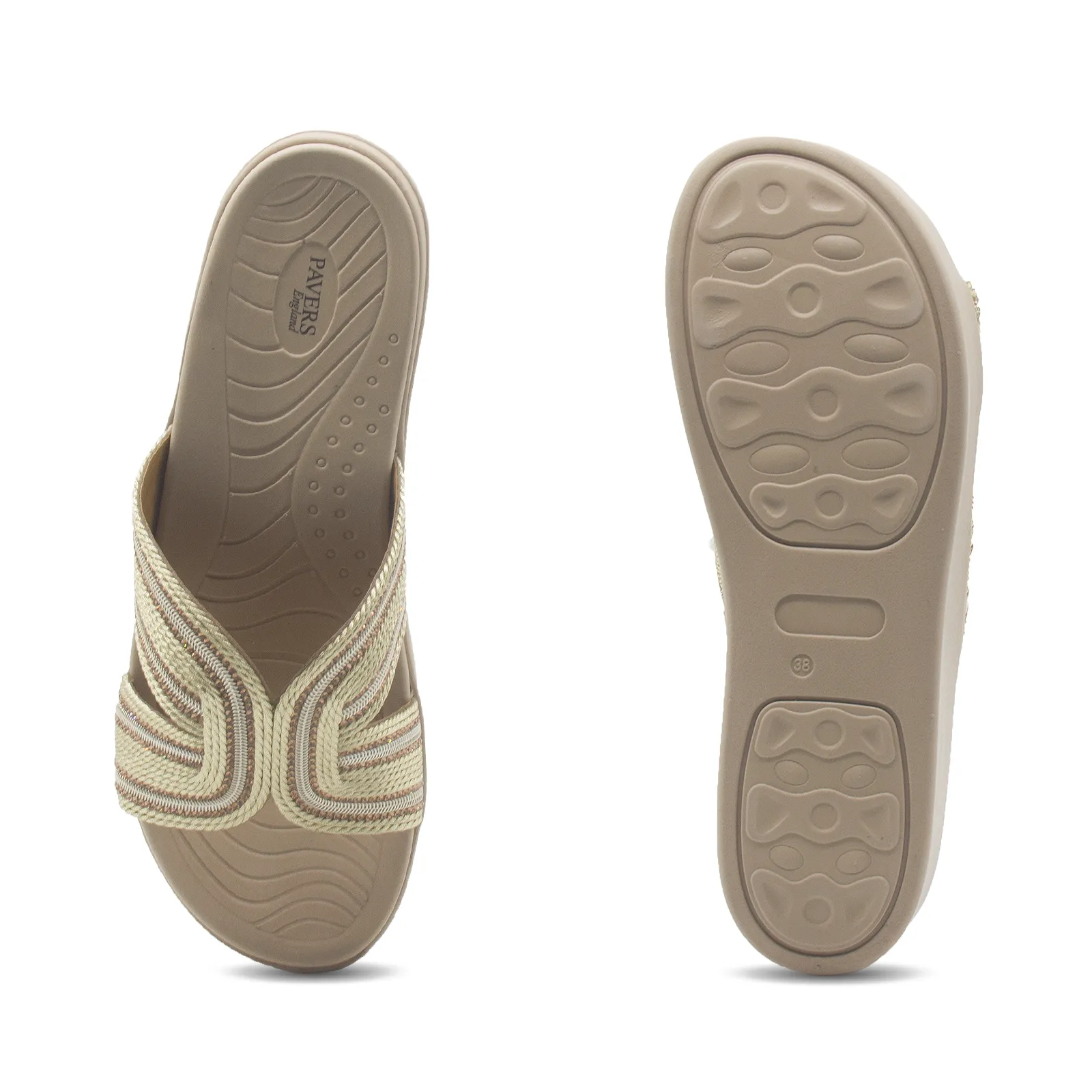 Sophia Women's Ethnic Wedge Mule Sandal