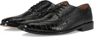 Stacy Adams Men's Gabardo Bike Toe Lace Up Oxford, Black, 12 Wide