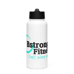 Stainless steel water bottle with a straw lid Mint