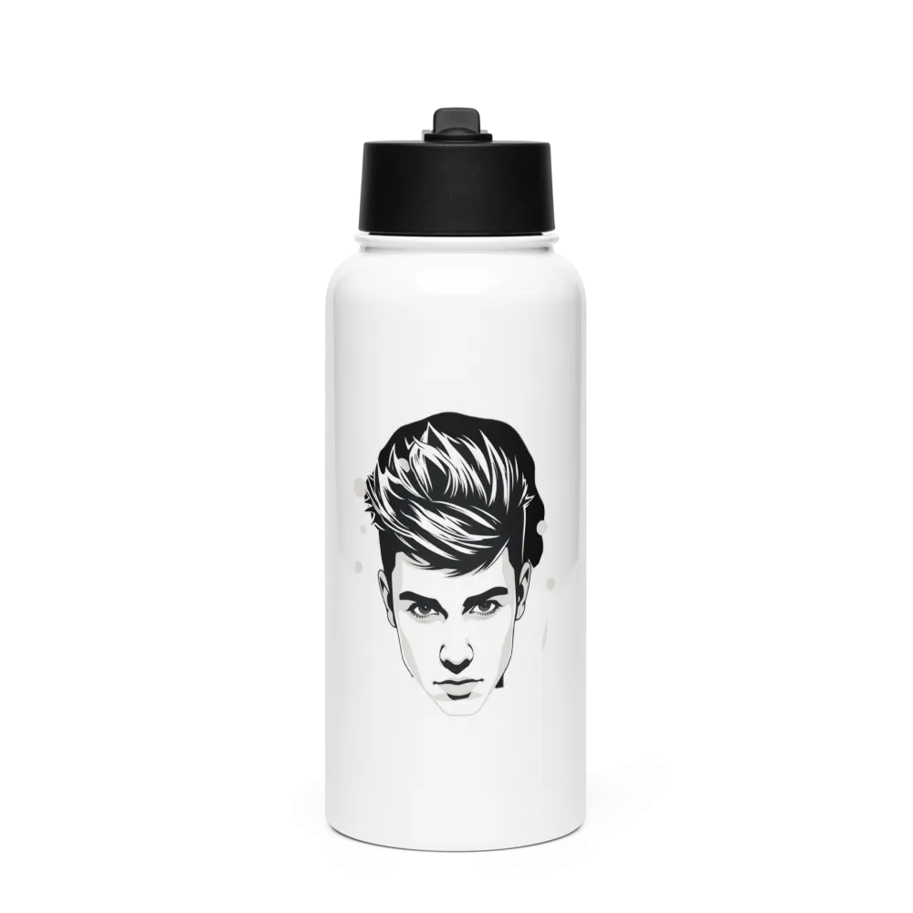 Stainless Steel Water Bottle with Unique Design