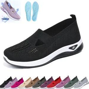 Stanceflex Shoes for Women, Orthowalkway Womens Shoes, Orthopedic Breathable Soft Sole Footwear Wide Width Slip on Shoes