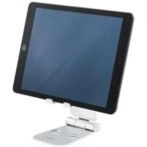 StarTech.com Phone and Tablet Stand - Foldable Universal Mobile Device Holder - Smartphones/Tablets - Adjustable Cell Phone Stand for Desk