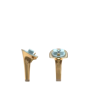 Stiletto Heel Kit 4 Gold Metallic