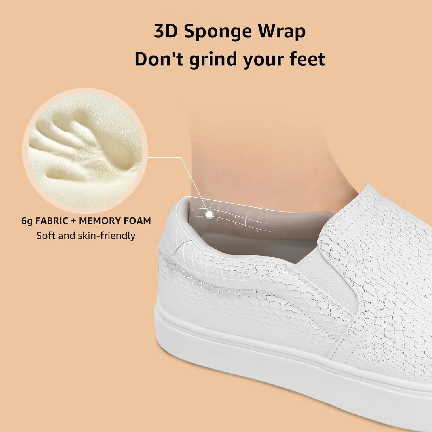 STQ Slip On Shoes for Women Comfort Fall Loafers Soft Business Casual Sneakers