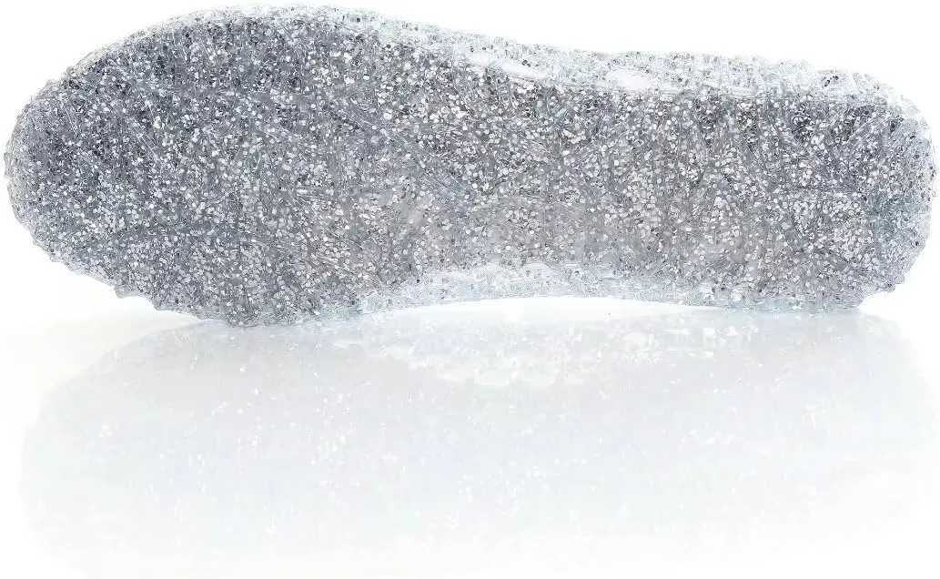 Stunner Women's Beach Jelly Shoes Slip On Crystal Summer Soft Hollow Ballet Flats