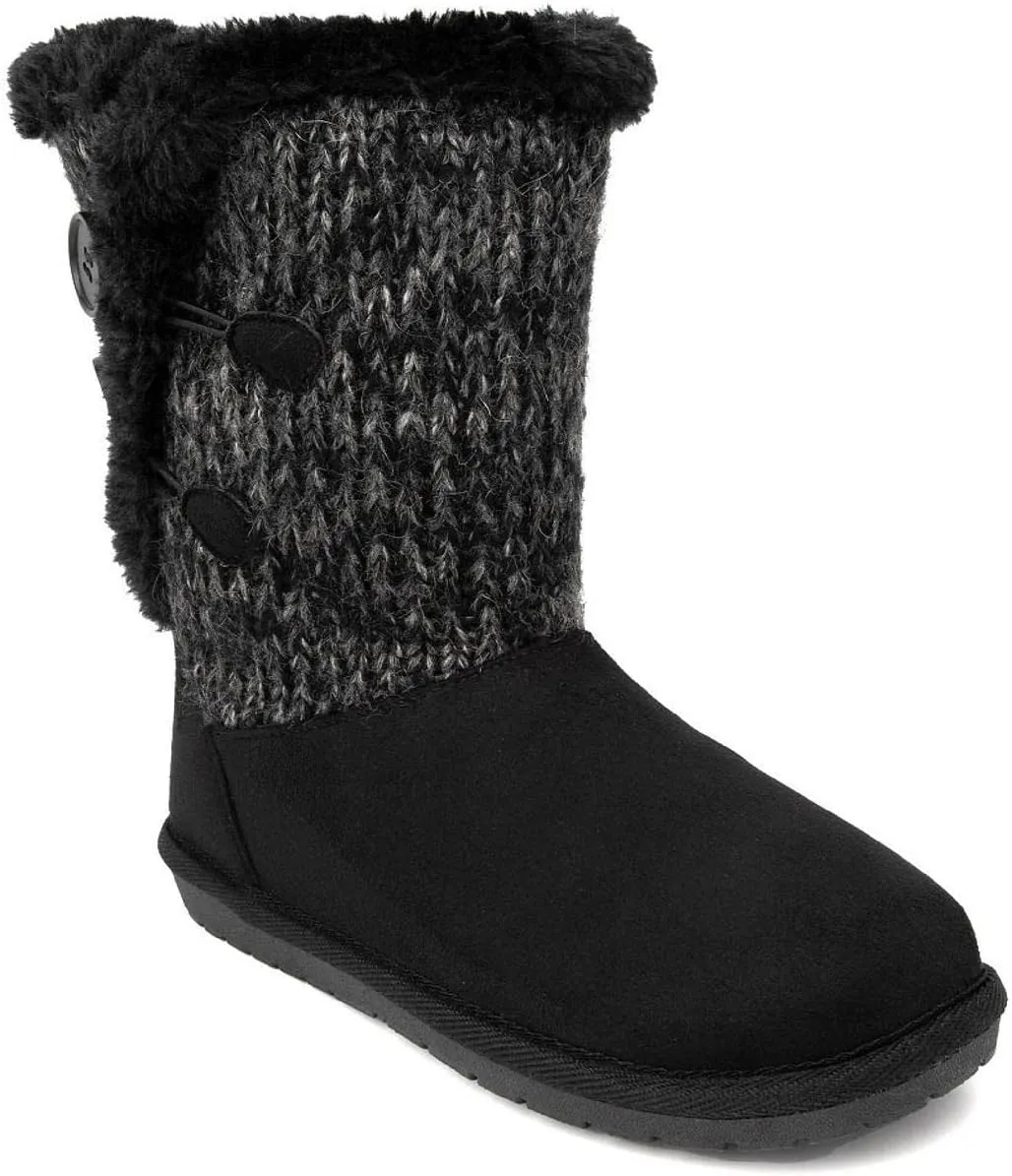 Sugar Women's Slip On Winter Boots Warm Winter Booties