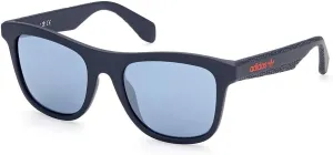 Sunglasses Adidas Originals OR 0057 92X Blue/Other/Blue Mirror