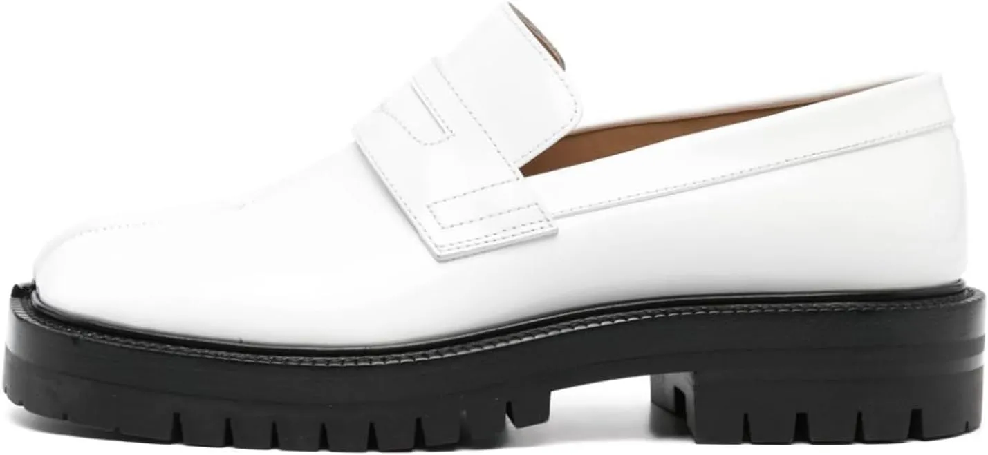 Tabi Shoes for Women Platform Chunky Heel Loafers Lug Sole Comfortable Womens Business Casual Shoes
