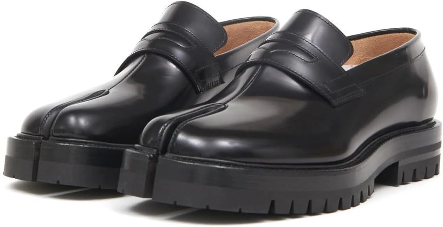 Tabi Shoes for Women Platform Chunky Heel Loafers Lug Sole Comfortable Womens Business Casual Shoes