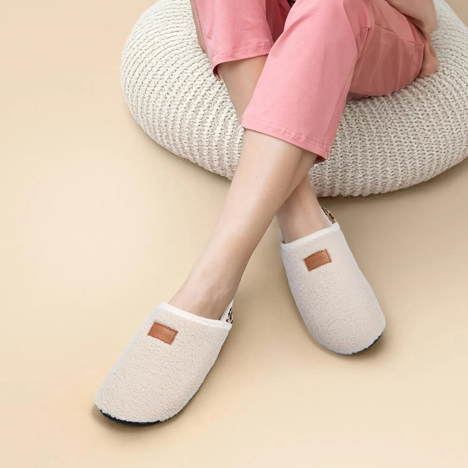 Tanamo House Slippers for Women Men Indoor Barefoot Slippers Socks Slip on House Shoes Cozy Comfy Slippers for Home Bedroom Travel Yoga