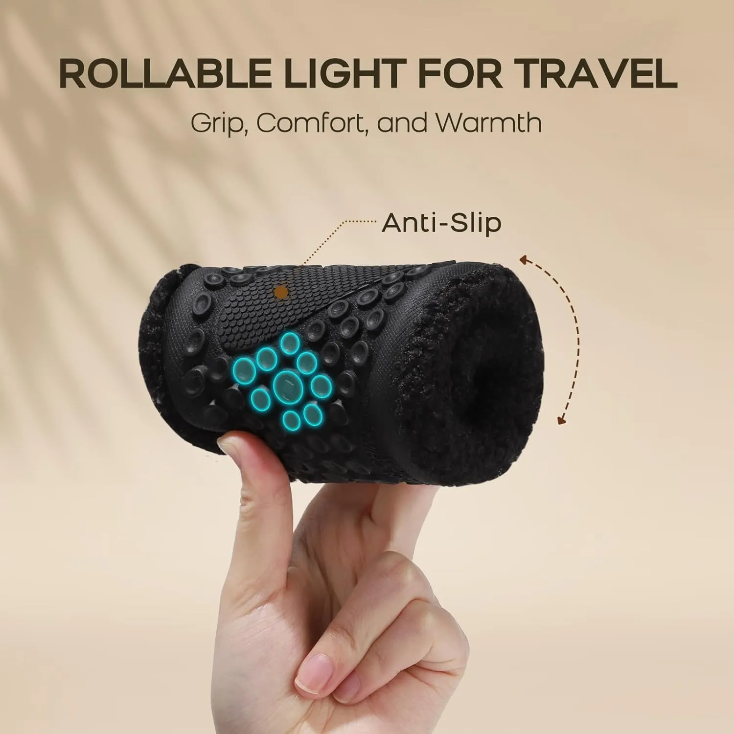 Tanamo House Slippers for Women Men Indoor Barefoot Slippers Socks Slip on House Shoes Cozy Comfy Slippers for Home Bedroom Travel Yoga