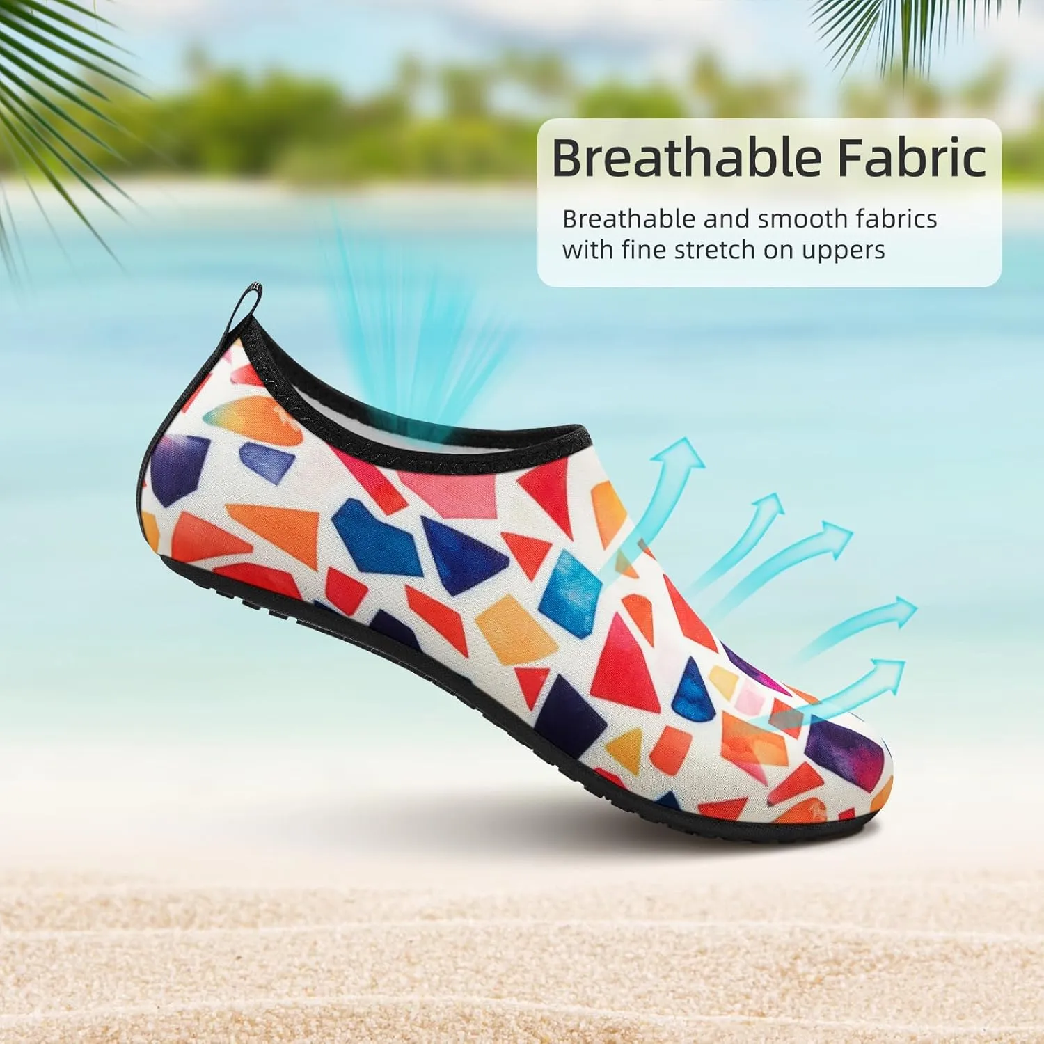 Tanamo Water Shoes for Women Men Quick-Dry Aqua Socks Swim Beach Barefoot Yoga Exercise Wear Sport Accessories Pool Camping Must Haves Adult Youth Size