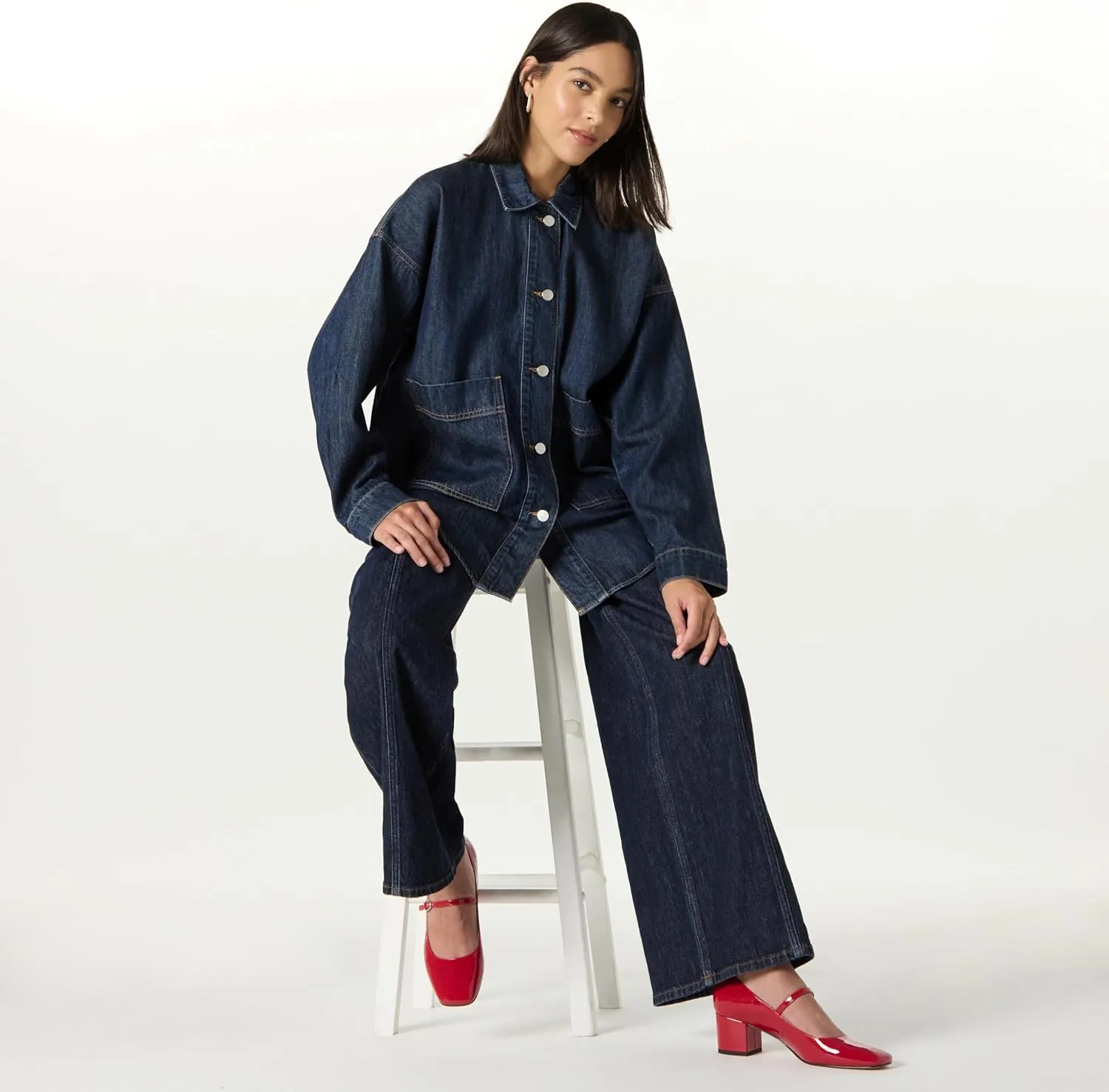 The Drop Women's Aoki Heeled Mary Jane Platform Heels