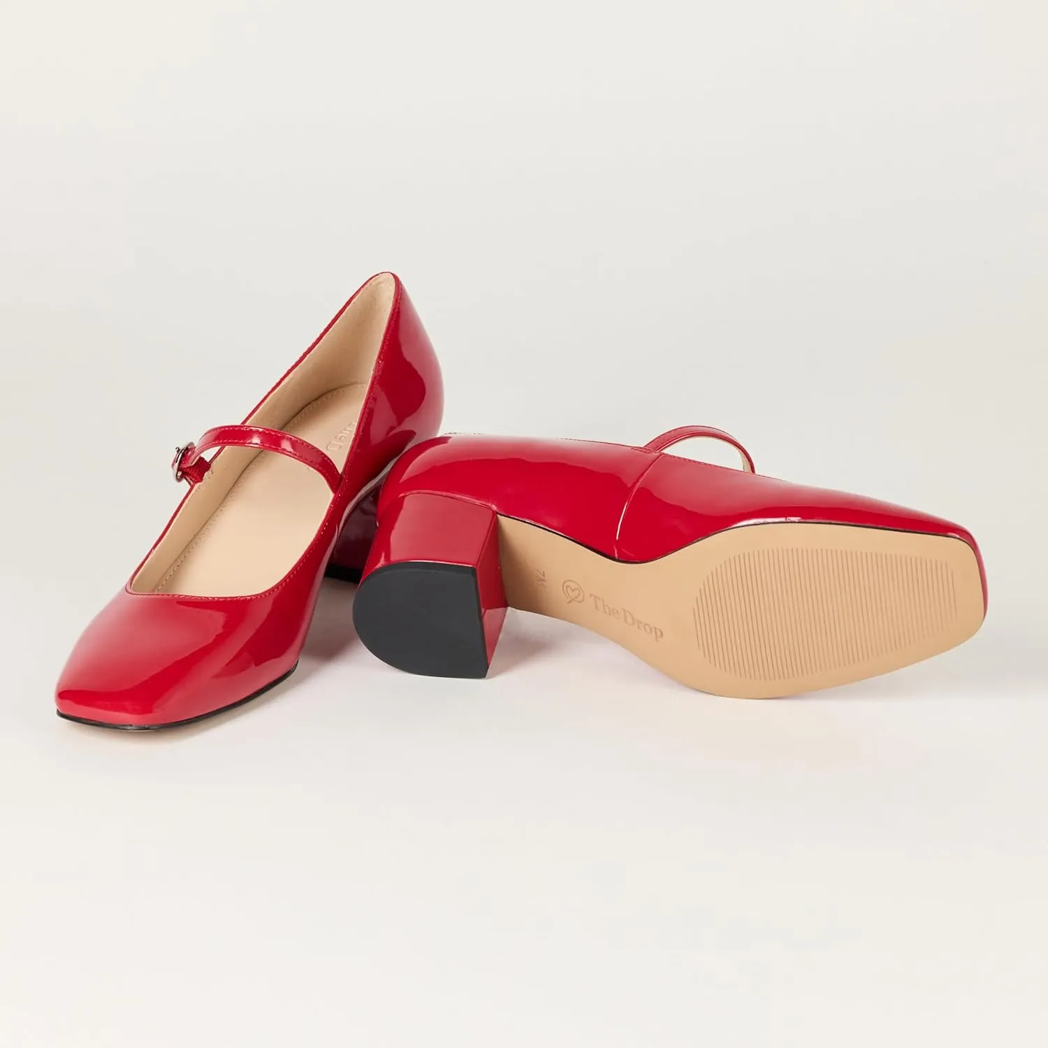 The Drop Women's Aoki Heeled Mary Jane Platform Heels