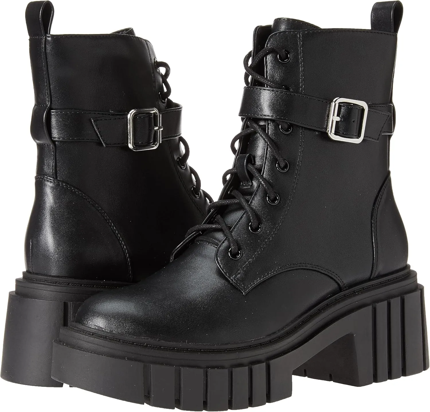 The Drop Women's Koi Lace Up Platform Combat Boots