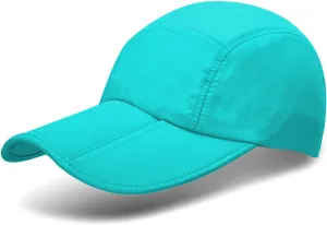 Therma Pro UPF 50  Foldable Baseball Cap Sun Protection Quick Dry Portable Hats for Men or Women
